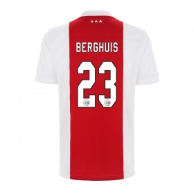 Koszulka Ajax Amsterdam Steven Berghuis 23 Główna 2021-2022 - Koszulki Piłkarskie